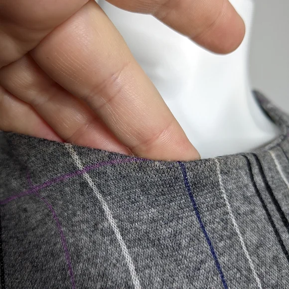 J Jill Ponte grey knit dress S - Picture 3 of 10